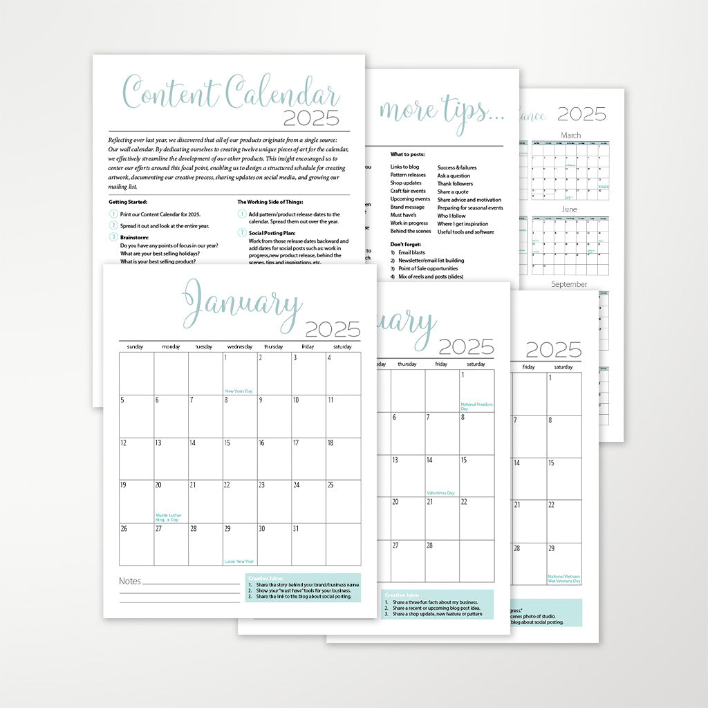 Free Content Calendar Download!