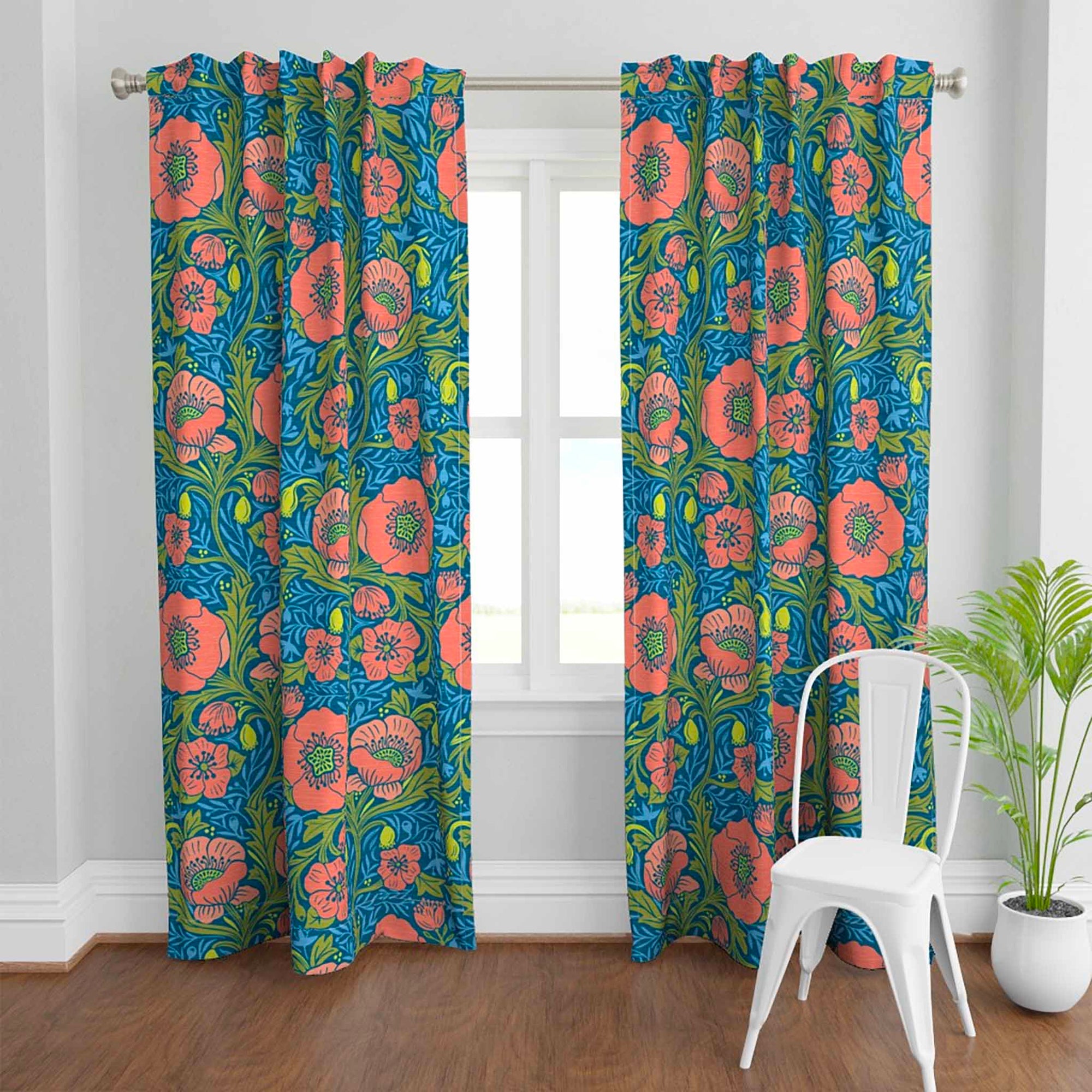 Three different curtain lengths to order from.