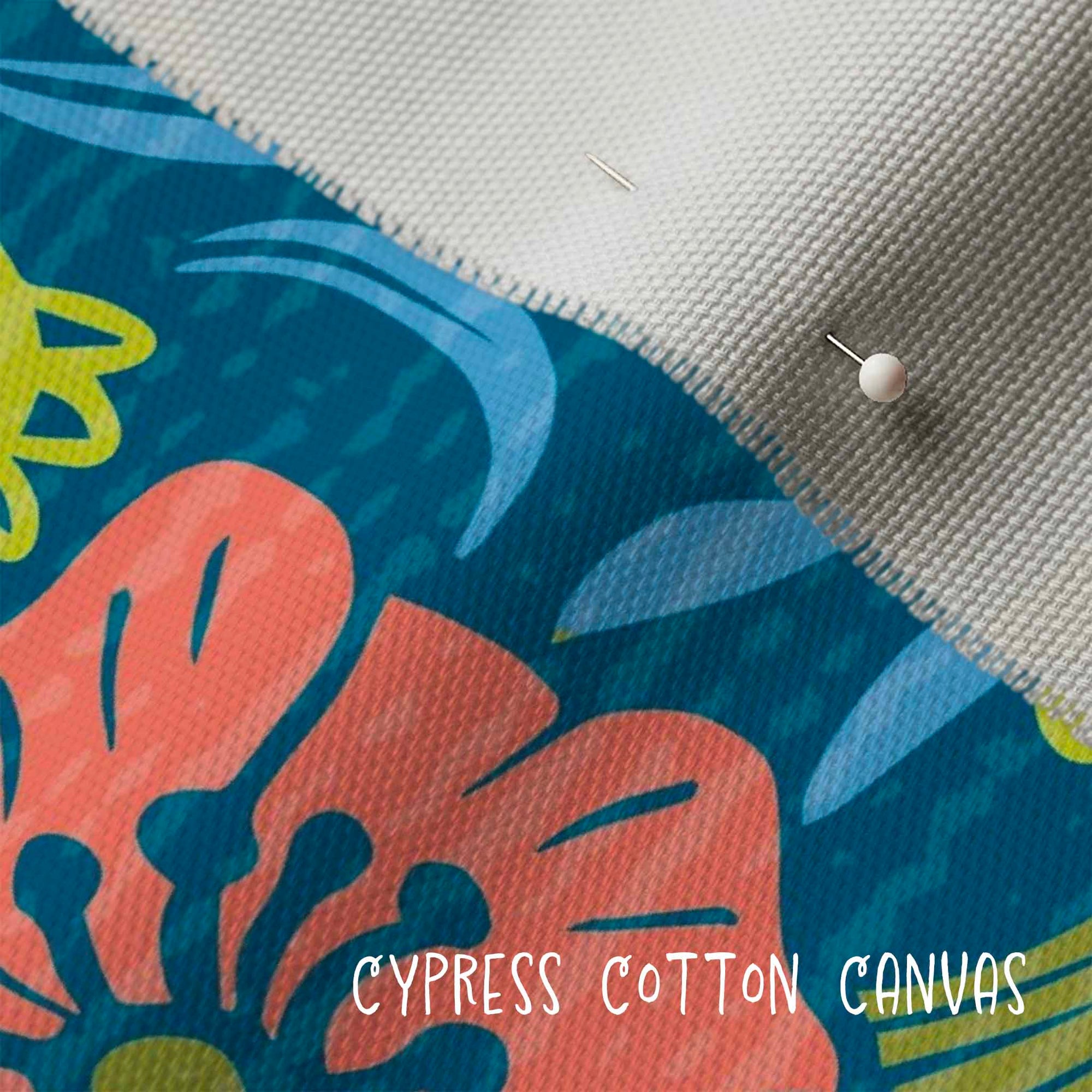 Cypress cotton canvas fabric detail.