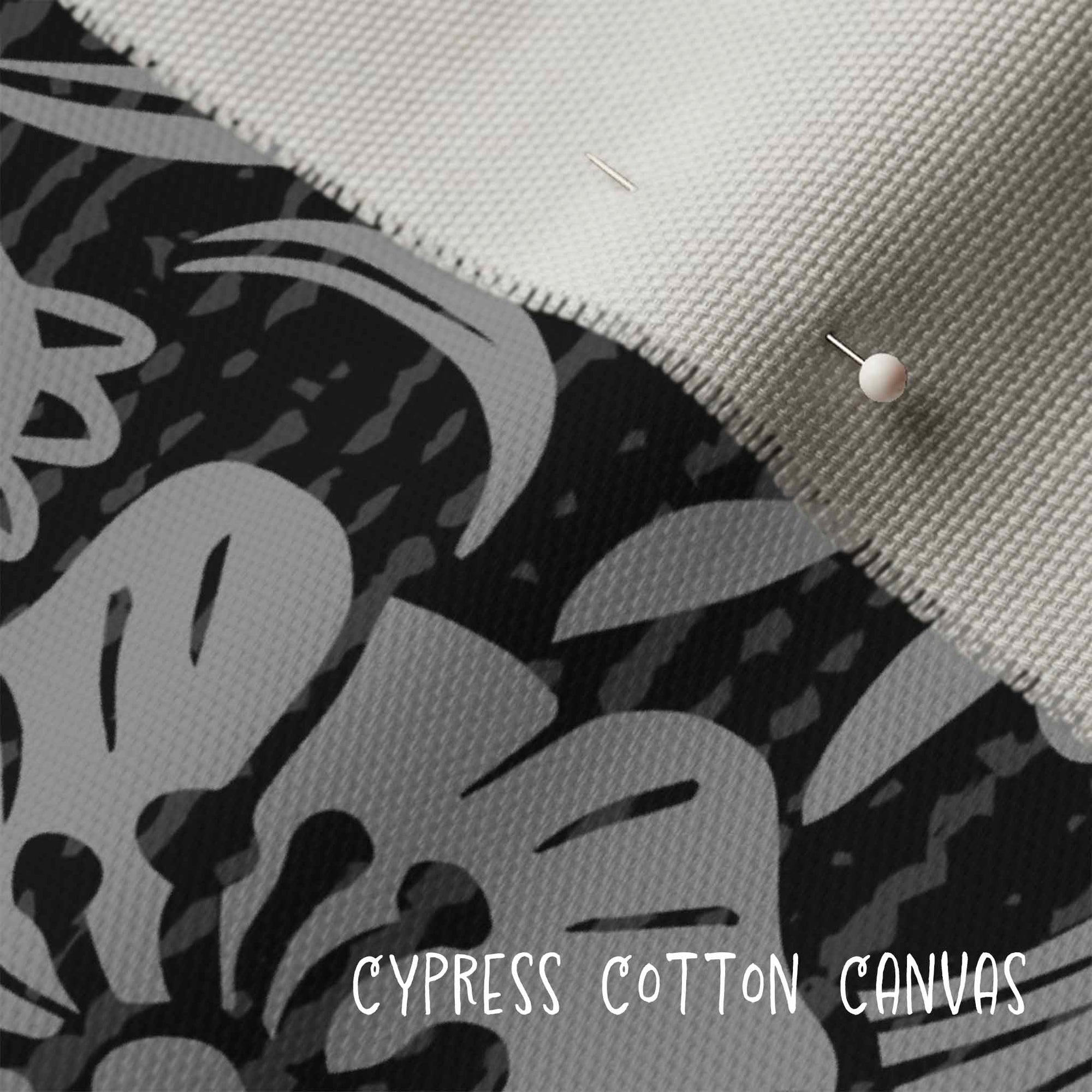 Cypress cotton canvas fabric detail.