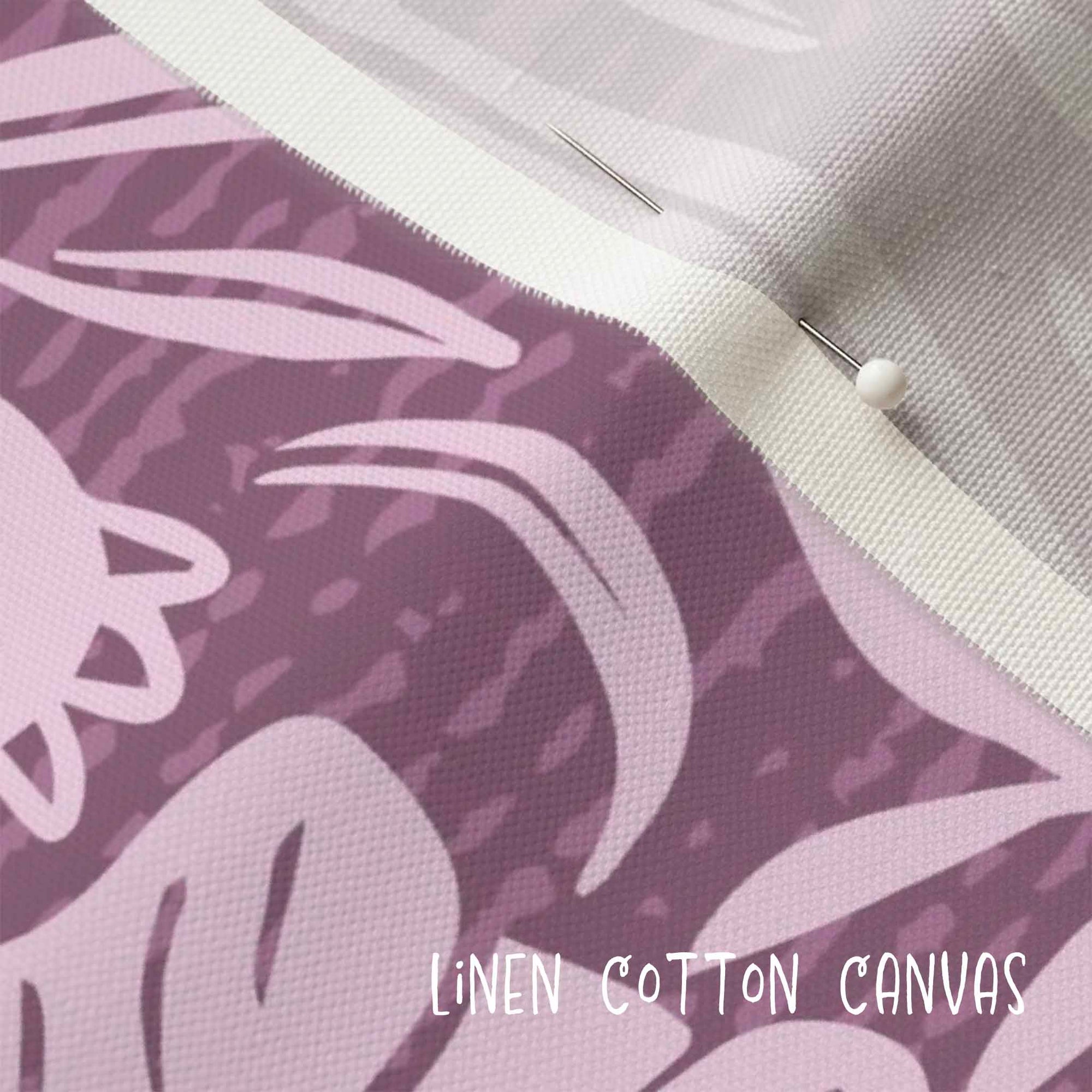 Linen cotton canvas fabric detail.