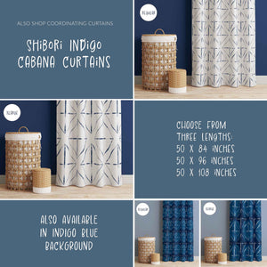 You can also find Shibori Indigo Cabana matching curtains in the Curtains tab.