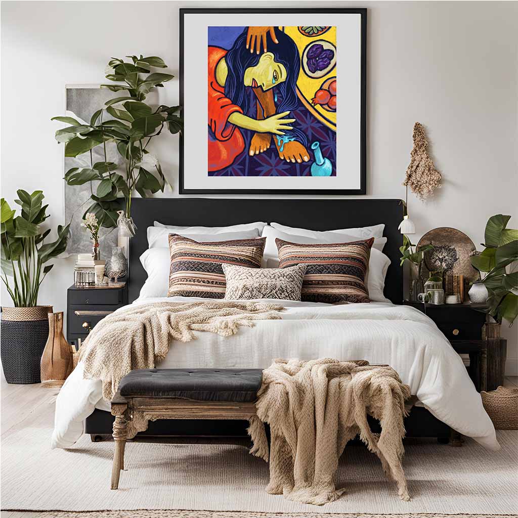 Anointing of Jesus Biblical Art - New Testament Art