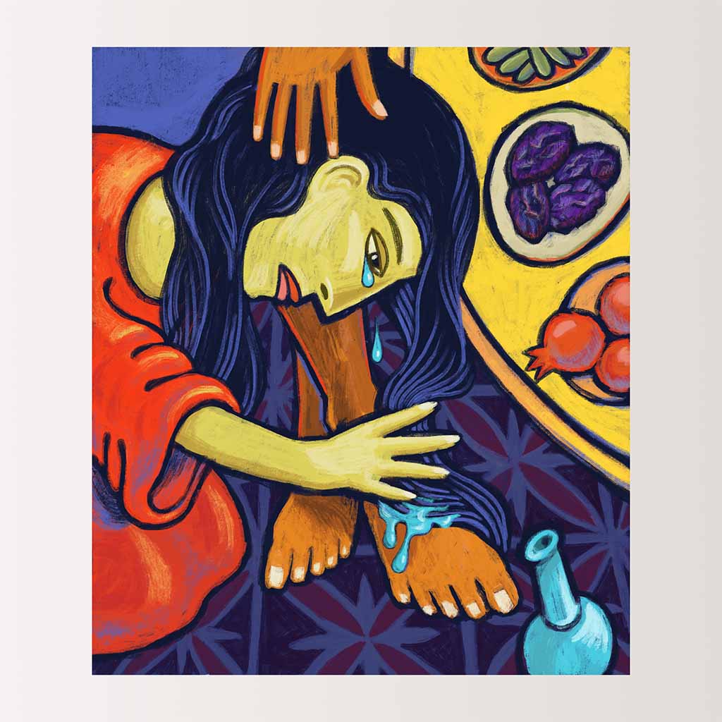 Anointing of Jesus Biblical Art - New Testament Art