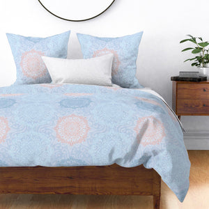 Example duvet cover and euro shams (not included in the set). 