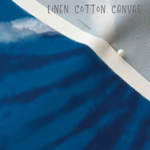 Linen Cotton Canvas fabric detail