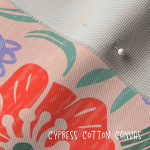 Cypress cotton canvas fabric detail