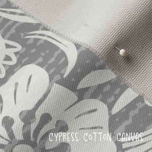 Cypress cotton canvas fabric detail.