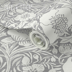 Peel & Stick Removable Wallpaper surface has a woven finish.