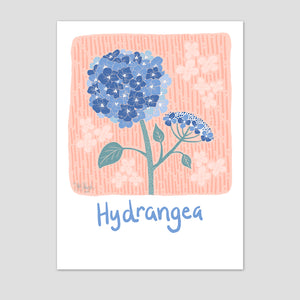 Hippie Hydrangeas Giclee Print