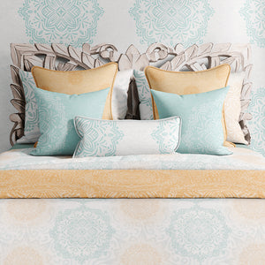 Mandala Dream Boho Bliss Cotton Bedding comes in Twin, Full/Queen, & King/Cal. King Sizes