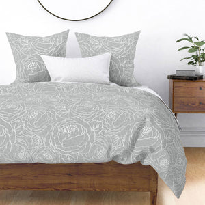 Example duvet cover and euro shams (not included in the set. Email me if you want to order Euro Shams.