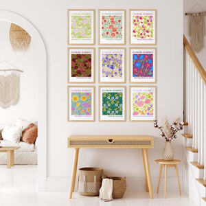 Pair our this pattern with out other Flower Market Giclee print with our other flower market prints for a gallery wall full of flowers