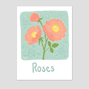 Rising Roses Giclee Print