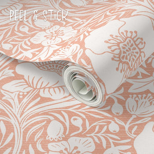 Peel & Stick Removable Wallpaper surface has a woven finish.