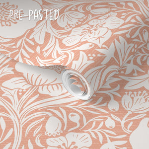 Pre-Pasted Removable Wallpaper has a smooth finish.