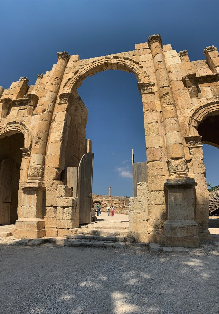Gate to Jerash in Jordan