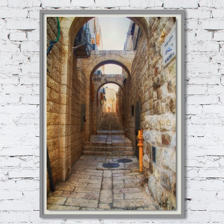 Jerusalem Alley Print - Jerusalem, Israel  Edit alt text