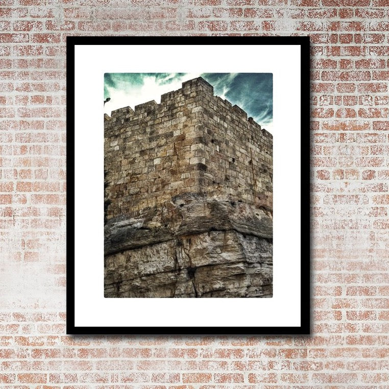 Bedrock of the Wall of Jerusalem Photo Print