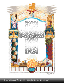 Bride of Christ Ketubah Print