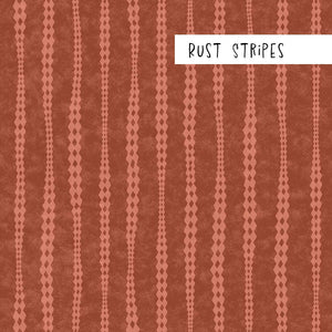Hand Drawn Stripes Peel & Stick and Pre-Pasted Wallpaper XL Rust Swatch