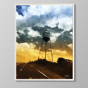Texas Water Tower Print
